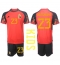 België Michy Batshuayi #23 Thuis tenue voor kinderen WK 2022 Korte Mouwen (+ broek)