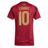 België Romelu Lukaku #10 Thuis tenue voor Dames EK 2024 Korte Mouwen