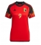 België Romelu Lukaku #9 Thuis tenue voor Dames WK 2022 Korte Mouwen