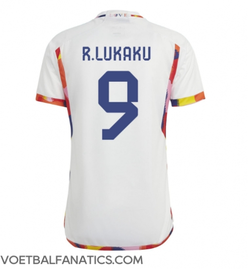 België Romelu Lukaku #9 Uit tenue WK 2022 Korte Mouwen