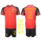 België Toby Alderweireld #2 Thuis tenue voor kinderen WK 2022 Korte Mouwen (+ broek)