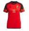 België Yannick Carrasco #11 Thuis tenue voor Dames WK 2022 Korte Mouwen
