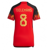 België Youri Tielemans #8 Thuis tenue voor Dames WK 2022 Korte Mouwen