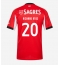 Benfica Richard Rios #20 Thuis tenue 2025-26 Korte Mouwen