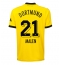 Borussia Dortmund Donyell Malen #21 Thuis tenue 2023-24 Korte Mouwen