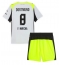 Borussia Dortmund Felix Nmecha #8 Uit tenue voor kinderen 2025-26 Korte Mouwen (+ broek)