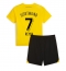 Borussia Dortmund Giovanni Reyna #7 Thuis tenue voor kinderen 2023-24 Korte Mouwen (+ broek)