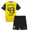 Borussia Dortmund Jamie Bynoe-Gittens #43 Thuis tenue voor kinderen 2024-25 Korte Mouwen (+ broek)