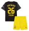 Borussia Dortmund Julian Ryerson #26 Uit tenue voor kinderen 2024-25 Korte Mouwen (+ broek)