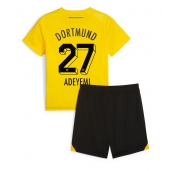 Borussia Dortmund Karim Adeyemi #27 Thuis tenue voor kinderen 2023-24 Korte Mouwen (+ broek)