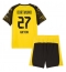 Borussia Dortmund Karim Adeyemi #27 Thuis tenue voor kinderen 2025-26 Korte Mouwen (+ broek)