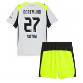 Borussia Dortmund Karim Adeyemi #27 Uit tenue voor kinderen 2025-26 Korte Mouwen (+ broek)