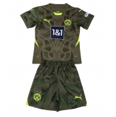 Borussia Dortmund Keeper Uit tenue voor kinderen 2024-25 Korte Mouwen (+ broek)