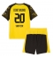 Borussia Dortmund Marcel Sabitzer #20 Thuis tenue voor kinderen 2025-26 Korte Mouwen (+ broek)
