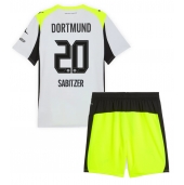 Borussia Dortmund Marcel Sabitzer #20 Uit tenue voor kinderen 2025-26 Korte Mouwen (+ broek)