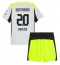 Borussia Dortmund Marcel Sabitzer #20 Uit tenue voor kinderen 2025-26 Korte Mouwen (+ broek)