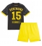 Borussia Dortmund Mats Hummels #15 Uit tenue voor kinderen 2023-24 Korte Mouwen (+ broek)