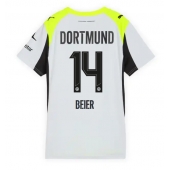 Borussia Dortmund Maximilian Beier #14 Uit tenue voor Dames 2025-26 Korte Mouwen