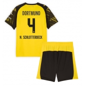 Borussia Dortmund Nico Schlotterbeck #4 Thuis tenue voor kinderen 2025-26 Korte Mouwen (+ broek)
