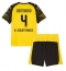 Borussia Dortmund Nico Schlotterbeck #4 Thuis tenue voor kinderen 2025-26 Korte Mouwen (+ broek)