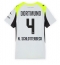 Borussia Dortmund Nico Schlotterbeck #4 Uit tenue voor Dames 2025-26 Korte Mouwen