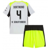 Borussia Dortmund Nico Schlotterbeck #4 Uit tenue voor kinderen 2025-26 Korte Mouwen (+ broek)