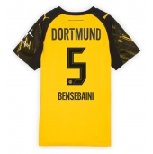 Borussia Dortmund Ramy Bensebaini #5 Thuis tenue voor Dames 2025-26 Korte Mouwen