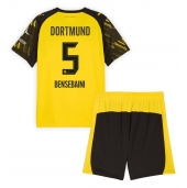 Borussia Dortmund Ramy Bensebaini #5 Thuis tenue voor kinderen 2025-26 Korte Mouwen (+ broek)