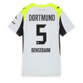 Borussia Dortmund Ramy Bensebaini #5 Uit tenue voor Dames 2025-26 Korte Mouwen