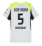 Borussia Dortmund Ramy Bensebaini #5 Uit tenue voor Dames 2025-26 Korte Mouwen