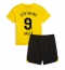 Borussia Dortmund Sebastien Haller #9 Thuis tenue voor kinderen 2023-24 Korte Mouwen (+ broek)