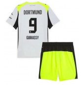 Borussia Dortmund Serhou Guirassy #9 Uit tenue voor kinderen 2025-26 Korte Mouwen (+ broek)
