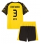 Borussia Dortmund Waldemar Anton #3 Thuis tenue voor kinderen 2025-26 Korte Mouwen (+ broek)