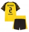Borussia Dortmund Yan Couto #2 Thuis tenue voor kinderen 2025-26 Korte Mouwen (+ broek)