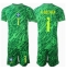Brazilië Alisson Becker #1 Keeper Thuis tenue voor kinderen Copa America 2024 Korte Mouwen (+ broek)