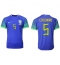 Brazilië Casemiro #5 Uit tenue WK 2022 Korte Mouwen