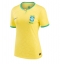 Brazilië Thuis tenue voor Dames WK 2022 Korte Mouwen