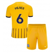 Brighton James Milner #6 Uit tenue voor kinderen 2024-25 Korte Mouwen (+ broek)
