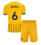 Brighton James Milner #6 Uit tenue voor kinderen 2024-25 Korte Mouwen (+ broek)
