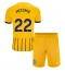 Brighton Kaoru Mitoma #22 Uit tenue voor kinderen 2024-25 Korte Mouwen (+ broek)