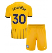 Brighton Pervis Estupinan #30 Uit tenue voor kinderen 2024-25 Korte Mouwen (+ broek)