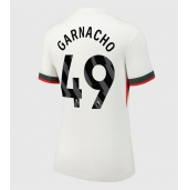 Chelsea Alejandro Garnacho #49 Uit tenue voor Dames 2025-26 Korte Mouwen