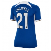 Chelsea Ben Chilwell #21 Thuis tenue voor Dames 2023-24 Korte Mouwen