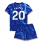 Chelsea Cole Palmer #20 Thuis tenue voor kinderen 2024-25 Korte Mouwen (+ broek)