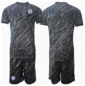 Chelsea Keeper Uit tenue voor kinderen 2024-25 Korte Mouwen (+ broek)