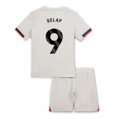 Chelsea Liam Delap #9 Uit tenue voor kinderen 2025-26 Korte Mouwen (+ broek)