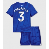 Chelsea Marc Cucurella #3 Thuis tenue voor kinderen 2025-26 Korte Mouwen (+ broek)