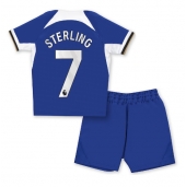 Chelsea Raheem Sterling #7 Thuis tenue voor kinderen 2023-24 Korte Mouwen (+ broek)