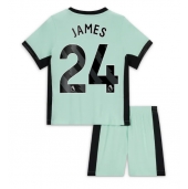 Chelsea Reece James #24 Derde tenue voor kinderen 2023-24 Korte Mouwen (+ broek)