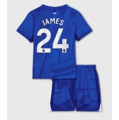 Chelsea Reece James #24 Thuis tenue voor kinderen 2025-26 Korte Mouwen (+ broek)